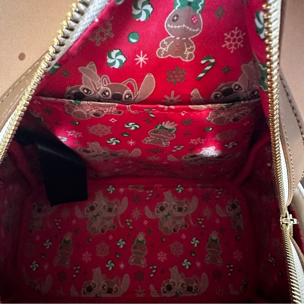 Disney Lilo and Stitch Gingerbread Scented Loungefly Mini Backpack & Wallet: NWT - Picture 14 of 14
